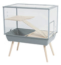 Zolux Nagetierkäfig Nevo Palast Plexiglas Grau 78X48X87.5 CM