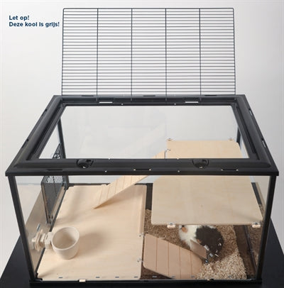 Zolux Nagetierkäfig Nevo Palast Plexiglas Grau 78X48X87.5 CM