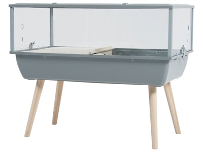 Zolux Nagetierkäfig Nevo Prestige Plexiglas Grau 78X48X64,5 CM