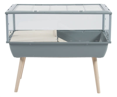 Zolux Nagetierkäfig Nevo Prestige Plexiglas Grau 78X48X64,5 CM