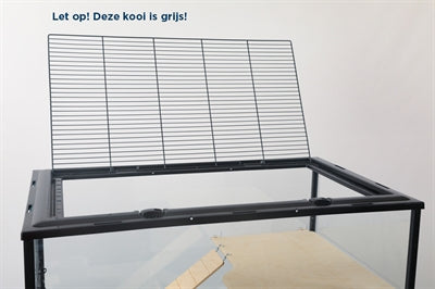 Zolux Nagetierkäfig Nevo Prestige Plexiglas Grau 78X48X64,5 CM