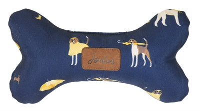 Joules Joule Knochen Knochen Hund Drucken Marine 24X13 CM