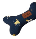 Joules Joule Knochen Knochen Hund Drucken Marine 24X13 CM