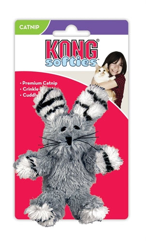 Kong Cat Softies Fuzzy Bunny Assorti 11X4X15,5 CM