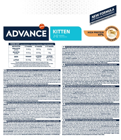 Advance Katze Kätzchen Huhn / Reis