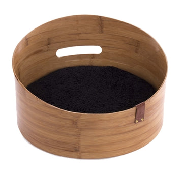 Martin Katze Korb Hanoi Biseau Bamboo Druck 40X40X23 CM