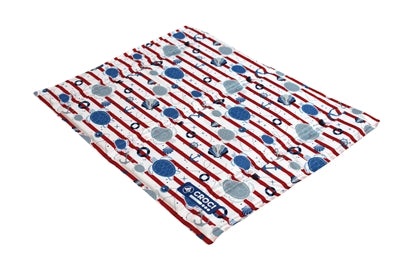 Croci Cool Cool Breeze Tortuga Druck Gestreift Weiss / Rot