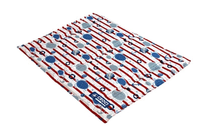 Croci Cool Cool Breeze Tortuga Druck Gestreift Weiss / Rot