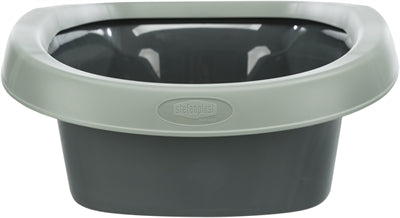 Trixie Be Eco Recyceltes Katzenklo Carlo Mit Rand Anthrazit/Grau