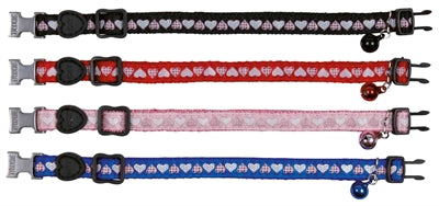 Trixie Halsband Katzenprint Herz Sortiert