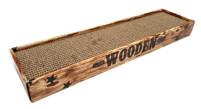 Croci Kratzbrett Homedecor Noce Holzdruck Braun 48X12,5X5 CM