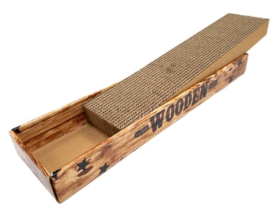 Croci Kratzbrett Homedecor Noce Holzdruck Braun 48X12,5X5 CM
