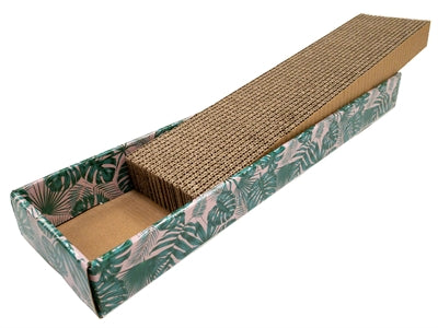 Croci Kratzbrett Homedecor Textur Blätter Grün 48X12,5X5 CM