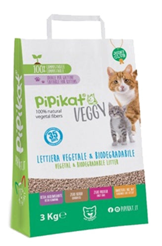 Pipikat Veggy Katzenstreu 3 KG