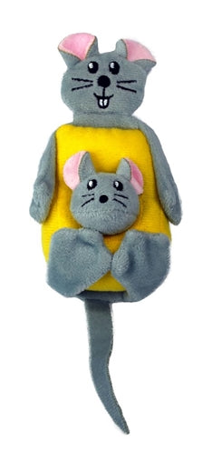 Kong Pull-A-Partz Cheezy Mouse 6.5X6X23 CM