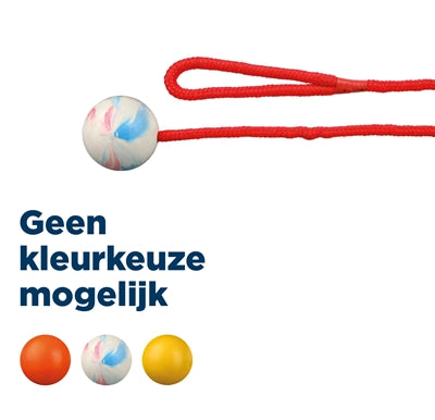 Trixie Naturkautschukball An Schnur Sortiert