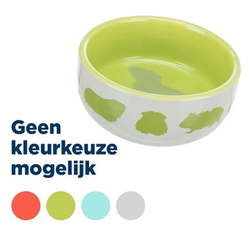 Trixie Futterschale Meerschweinchen Motiv Keramik Assorti 250 ML 11 CM