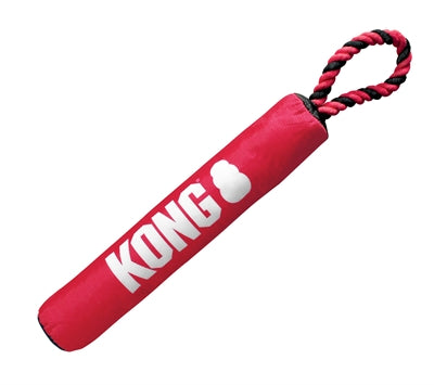Kong Stick Mit Seil Rot/Schwarz 30X5X5 CM