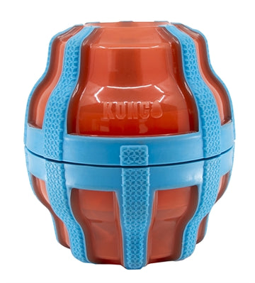 Kong Leckerbissen Spinner Lebensmittel / Snack Spender Orange / Blau 17X15X17 CM