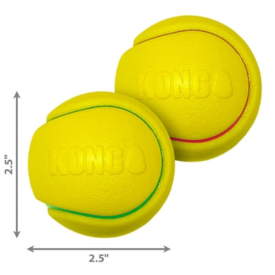 Kong Squeezz Tpr Tennisball Gelb Sortiert 7X7X7 CM 2 ST