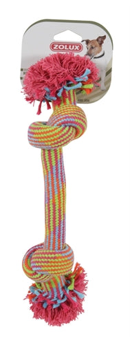 Zolux Leben Zahnseide Seil 2 Knoten Grün/Rosa 25X6X6 CM