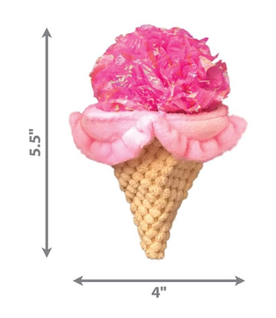 Kong Knistert Scoopz-Eiscreme Sortiert 14X10X7 CM