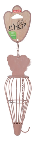 Zolux Ehop Heuraufe Karotte Mit Aufhänger Rosa 21X8 CM