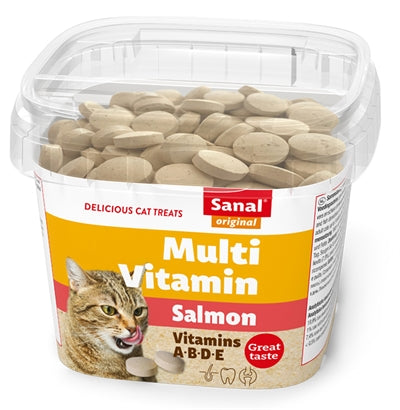 Sanal Multivitamin-Lachs-Snackssanal Cat Cup 100 GR