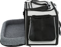 Trixie Cat Bag Valery Schwarz / Grau 49X29X31 CM