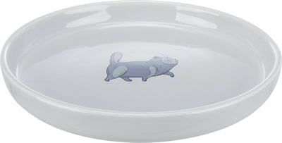 Trixie / Wassernapf Flach Und Breit Katzenprint Grau 23 CM 600 ML