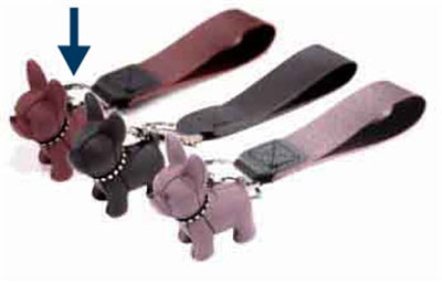 Croci Bulldogge Rot 4,5 CM
