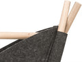 Trixie Katze Korb Zelt Elise Mit Kissen Filz Anthrazit 63X30X44 CM
