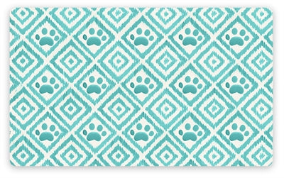 Tarhong Tischset Tatze Ikat Türkis Blau 48,5X29 CM