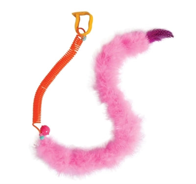 Jw Cataction Featherlite Boa Springy With Catnip 50X11X2.5 CM