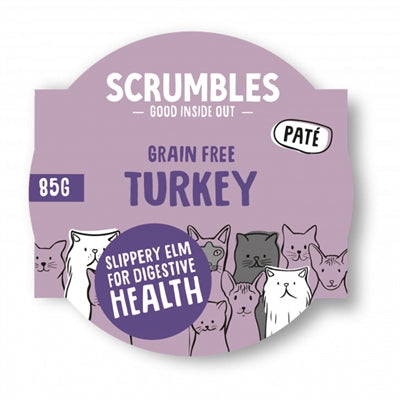 Scrumbles Komplett Katze Nass Pute 8X85 GR