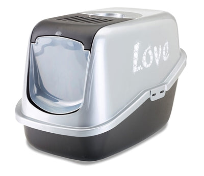 Savic Nestor Impression Love Schwarz/Silber 56X39X38.5 CM