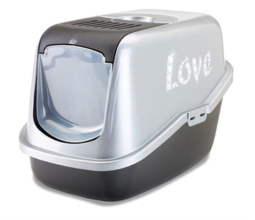 Savic Nestor Impression Love Schwarz/Silber 56X39X38.5 CM