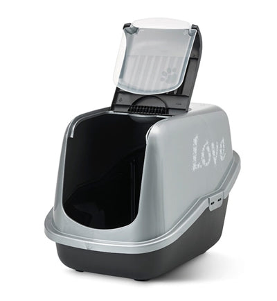 Savic Nestor Impression Love Schwarz/Silber 56X39X38.5 CM