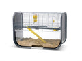 Savic Hamsterkäfig Geneva Anthrazit/Silber 60X29X44 CM