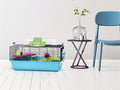 Savic Hamsterkäfig Heaven Metro Hellblau/Dunkelblau 80X50X50 CM