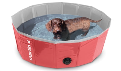Martin Hund Pool Rot 80X80X20 CM