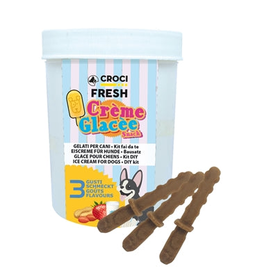 Croci Creme Glacee Eismischung Erdbeere / Erdnussbutter / Milch