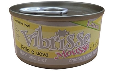 Vibrisse Kätzchen Mousse Huhn Mit Ei 24X70 GR