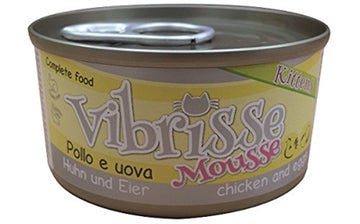Vibrisse Kätzchen Mousse Huhn Mit Ei 24X70 GR