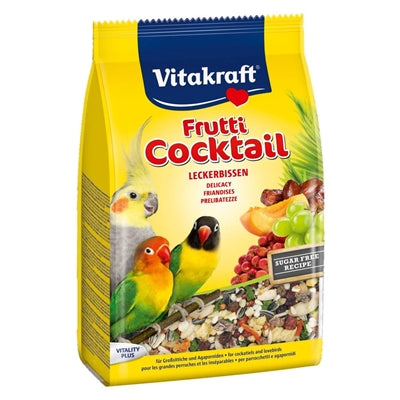 Vitakraft / Agapornis Fruchtcocktail Delikatesse Früchte / Nüsse 250 GR