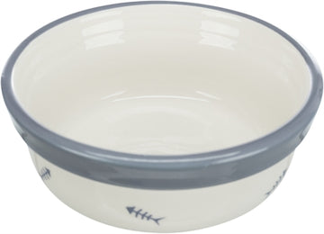 Trixie Keramik Weiss / Blau Grau 12 CM 300 ML