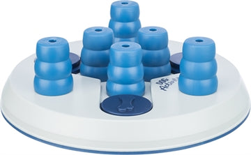 Trixie Hund Aktivität Strategie Spiel Slide&amp;Funboard Weiss/Blau 23X23 CM