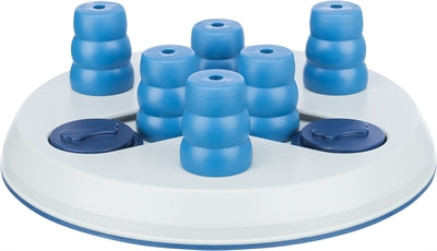 Trixie Hund Aktivität Strategie Spiel Slide&amp;Funboard Weiss/Blau 23X23 CM