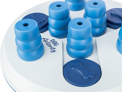 Trixie Hund Aktivität Strategie Spiel Slide&amp;Funboard Weiss/Blau 23X23 CM