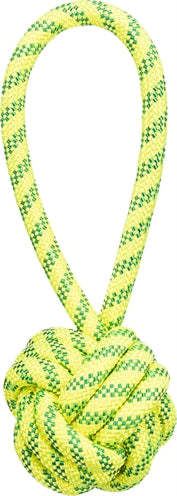 Trixie Aquatoy Seil Mit Ball Schwimmende Polyester Gelb/Grün 7X7X21 CM